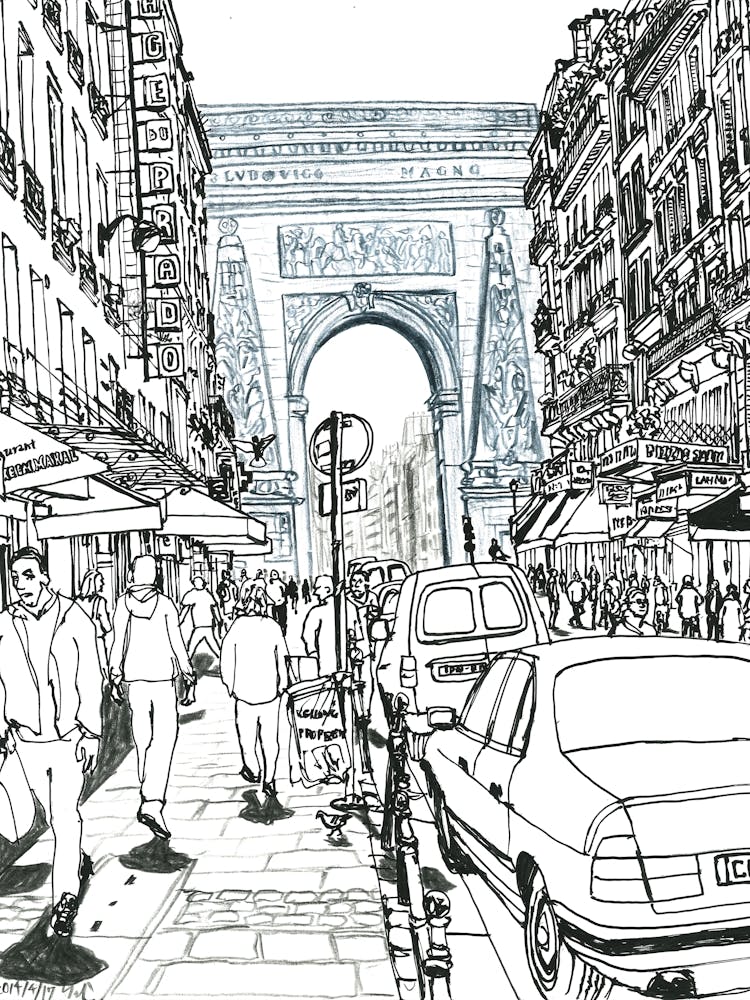 Porte Saint-Denis in Paris