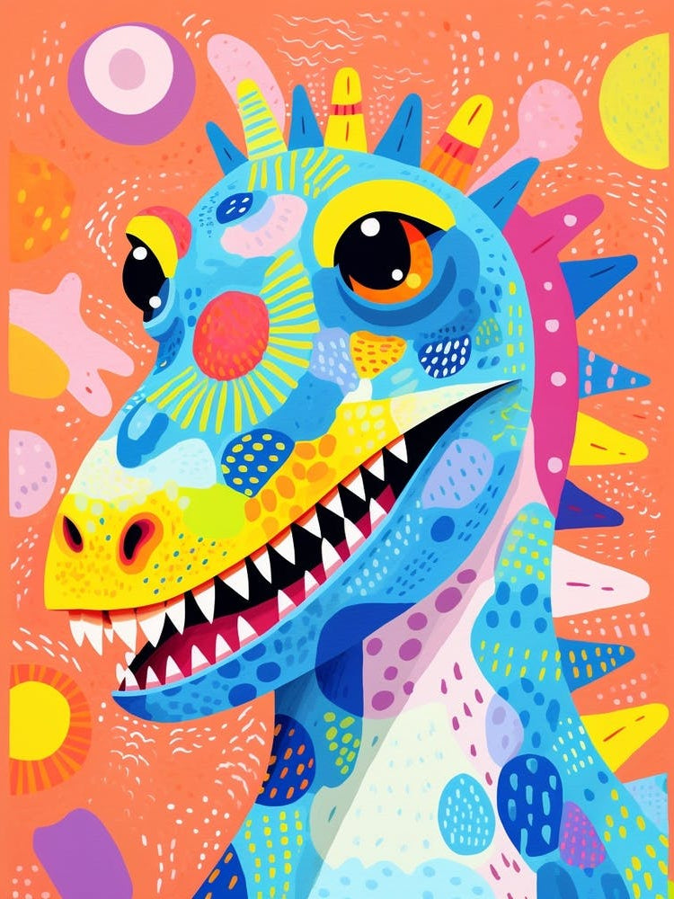 Colourful Dinosaur Citipati 1