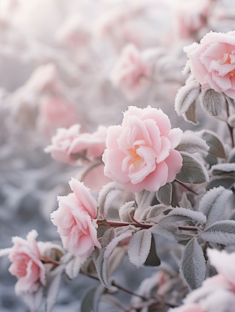 Frosty Botanical Camellia 4