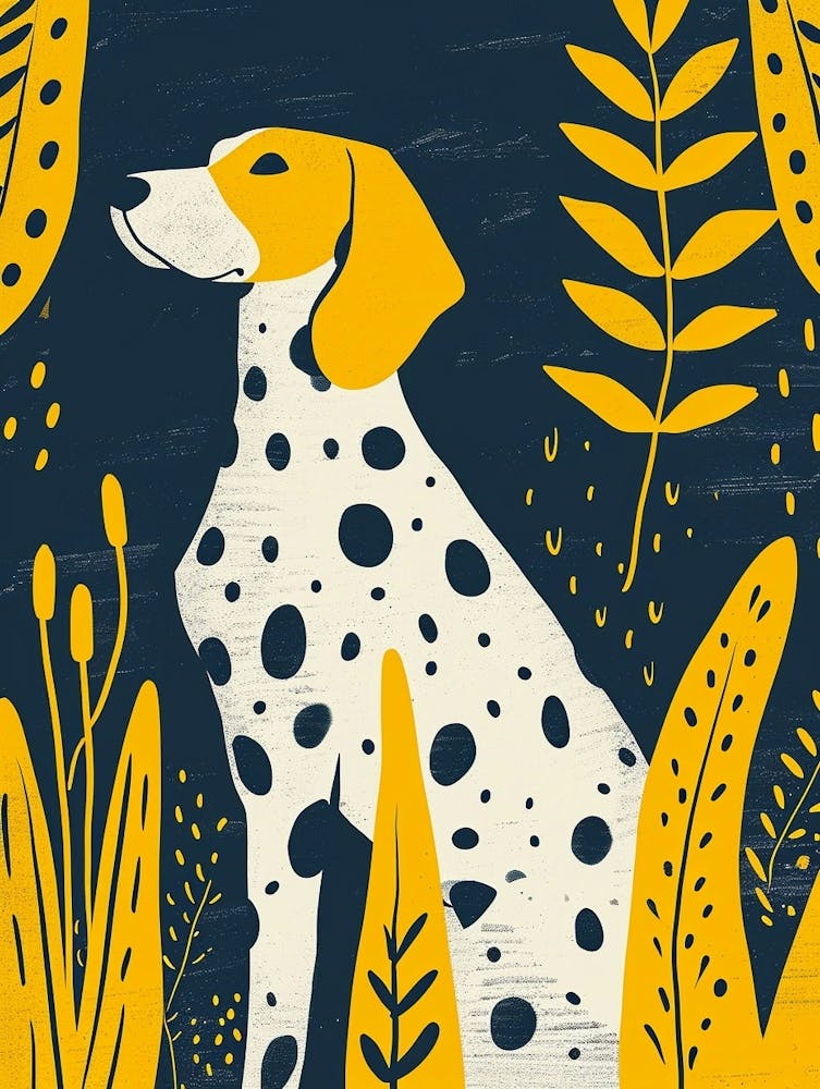 Yellow Dalmatian 1