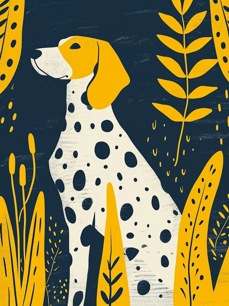 Yellow Dalmatian 1