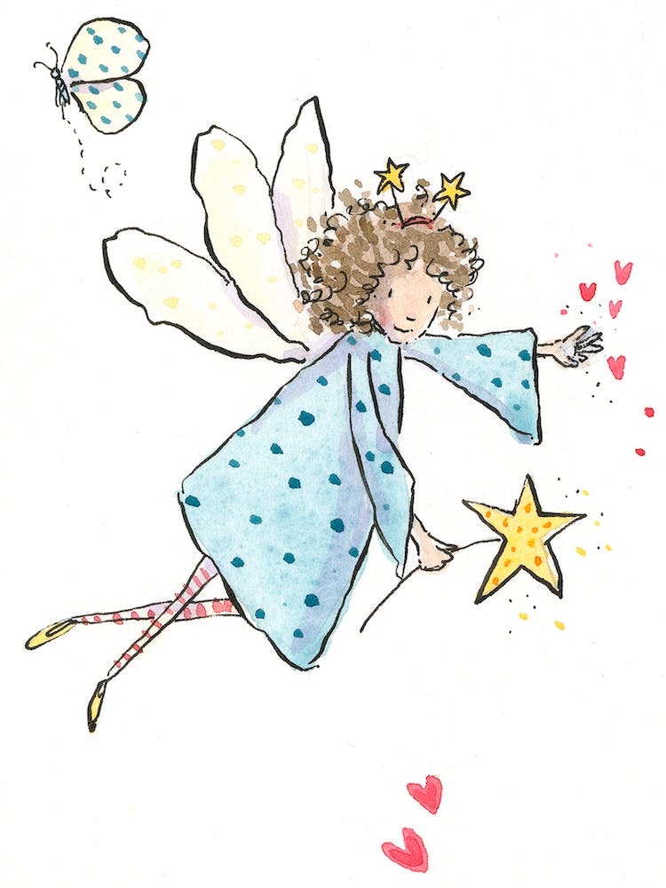 Blue Spotty Fairy