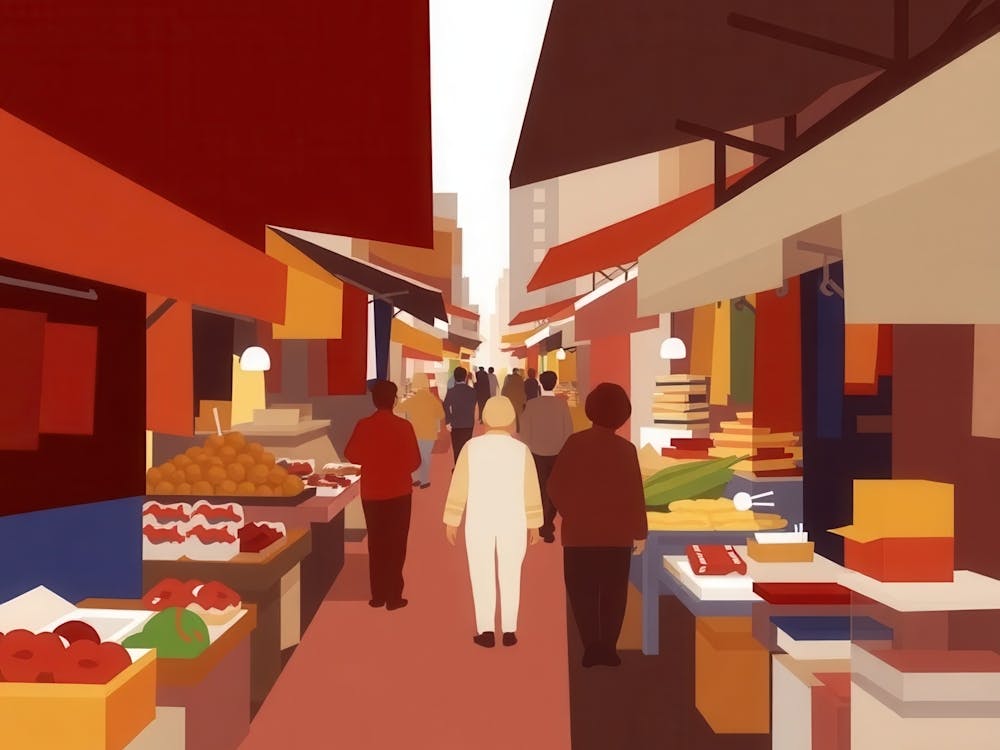 Stands de marché