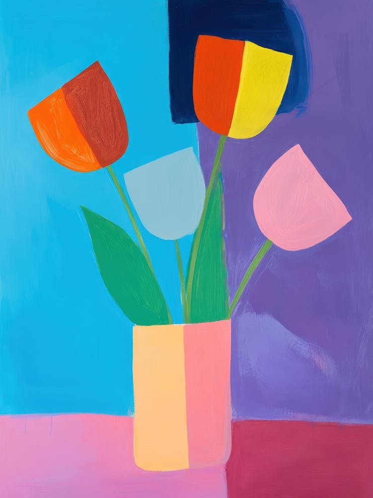 Tulips In A Vase 64