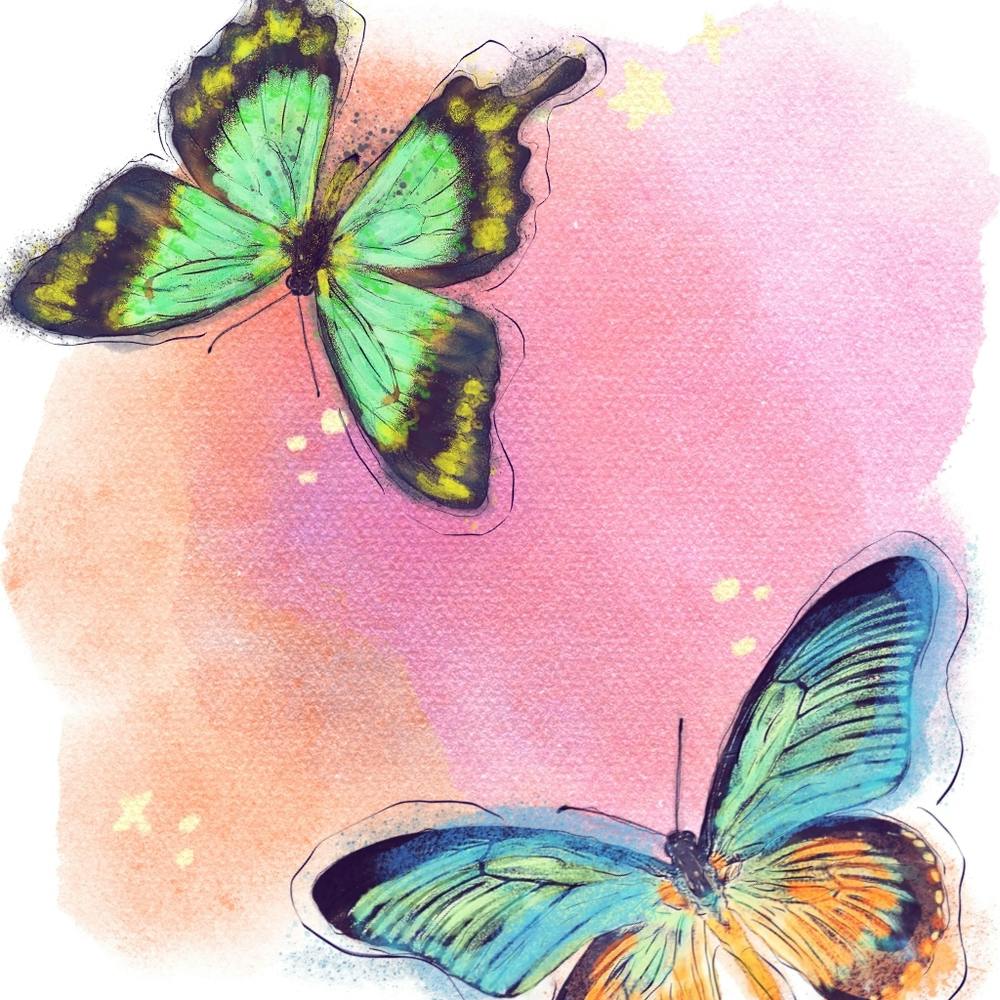 Watercolor Butterflies