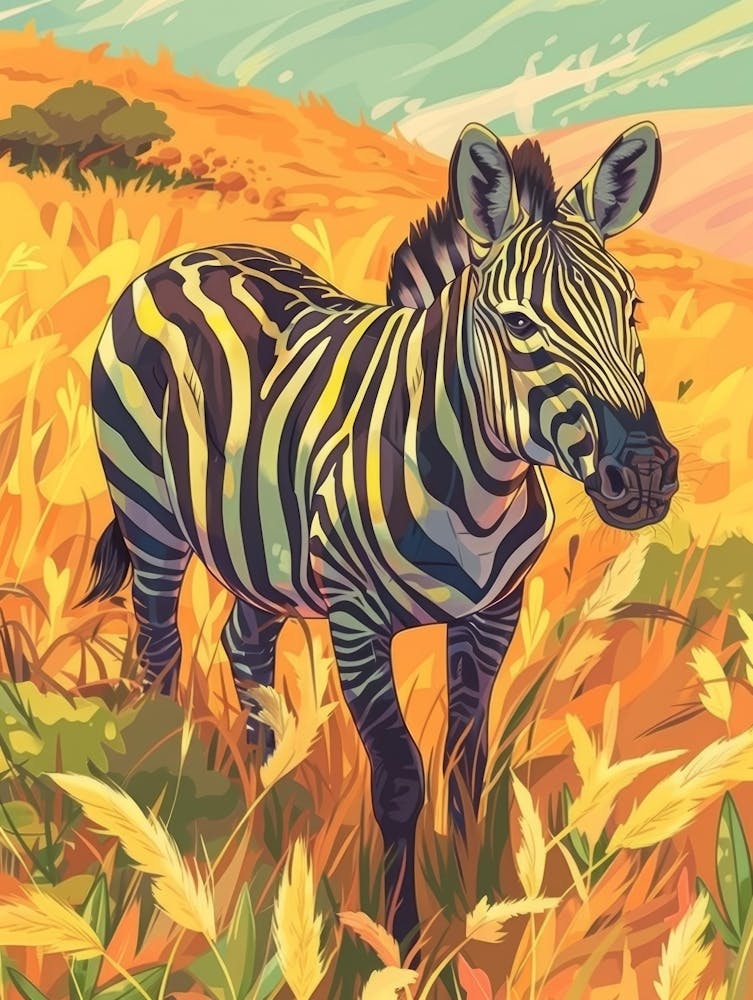 Zebra Painting
