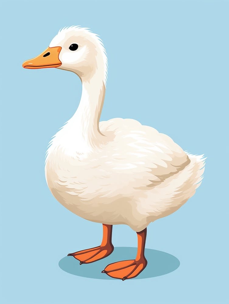 Baby Animal Illustration  Goose 7