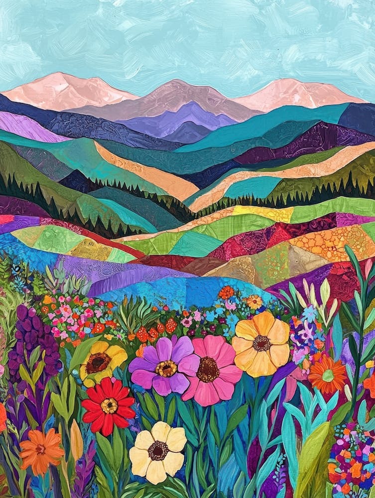 Wildflowers In The Mountains 1