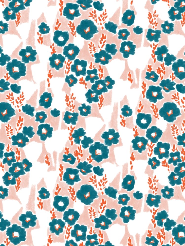 Pastel Floral Meadow