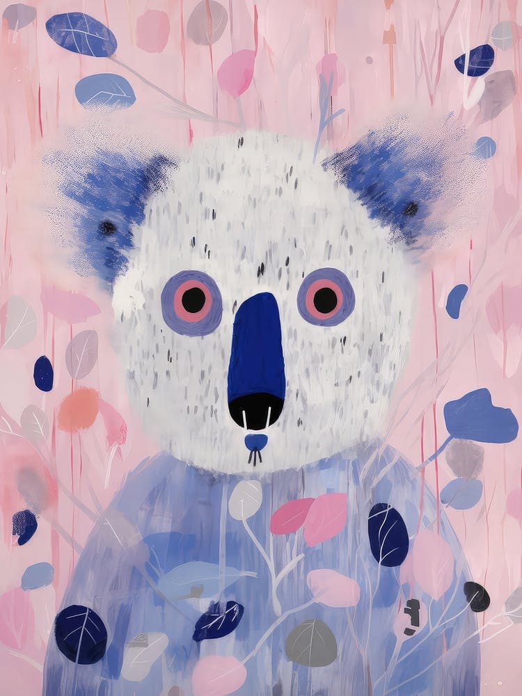 Playful Illustration Of Koala For Kids Room 6