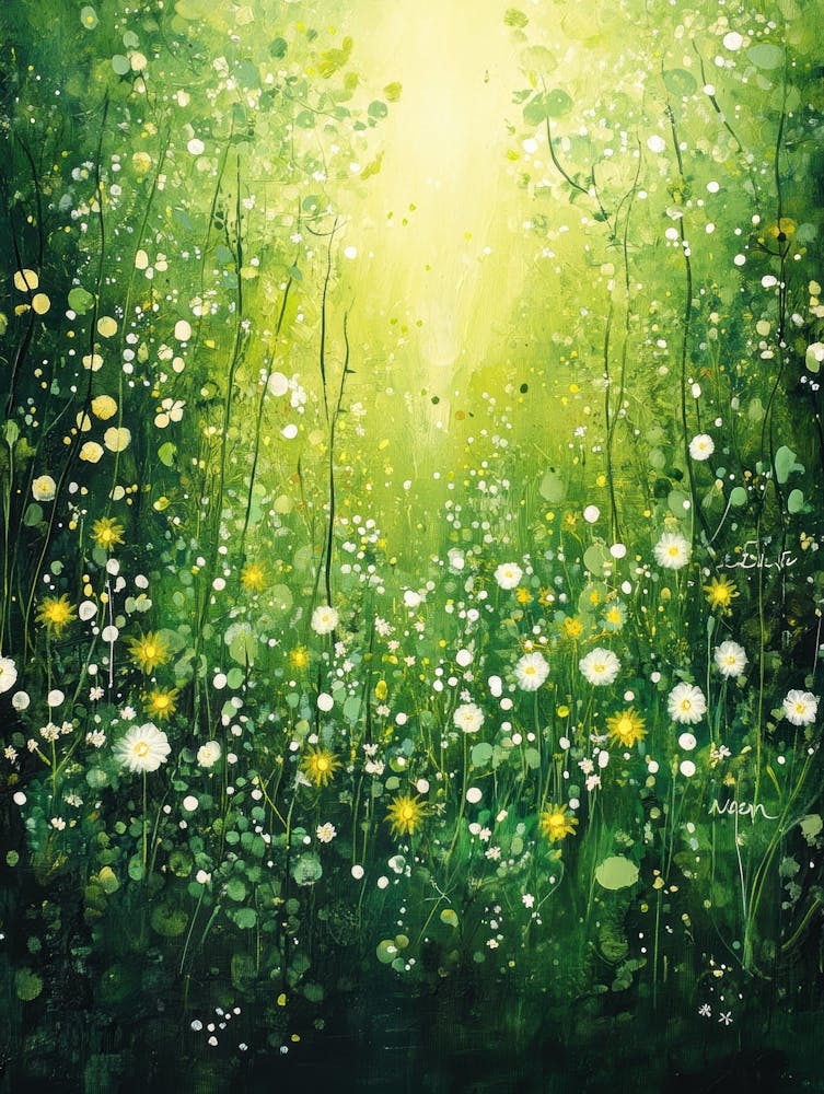 Dandelions Canvas Print 1