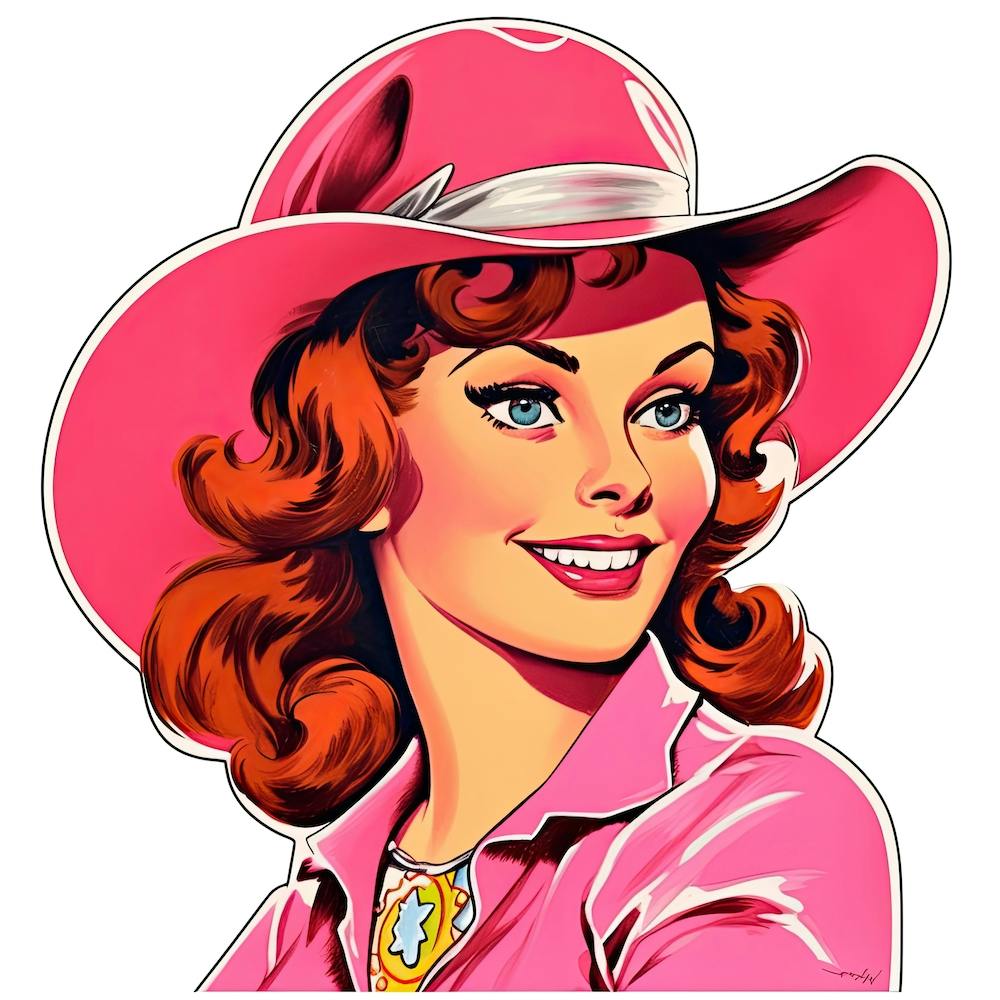 Cowgirl Portrait Face 3