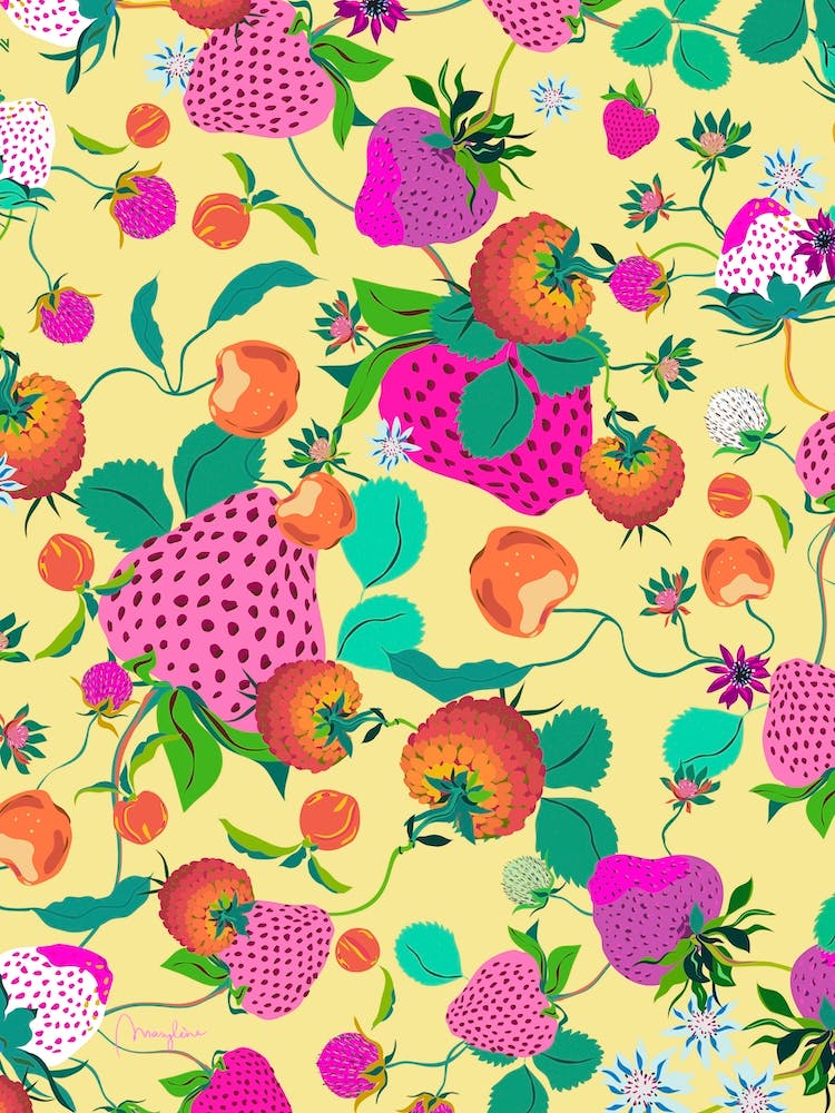 Vintage Strawberries