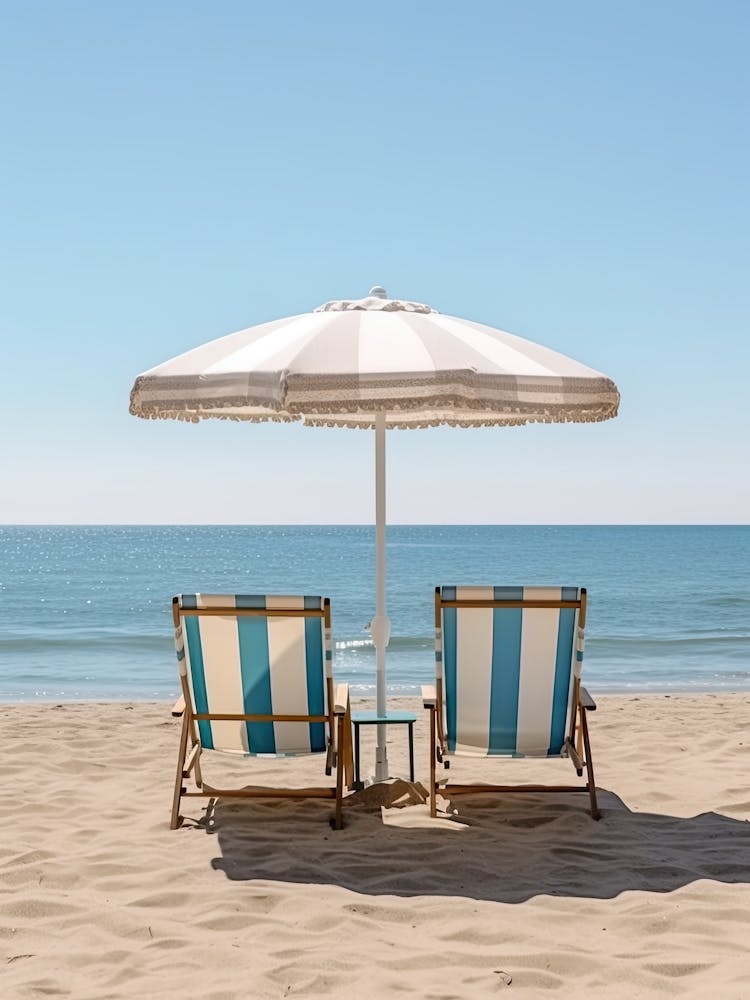 Beach Lounge Beds Beach Summer Photography 2