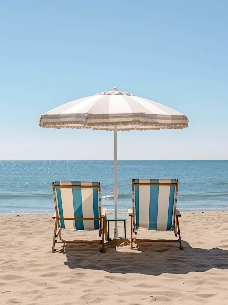 Beach Lounge Beds Beach Summer Photography 2