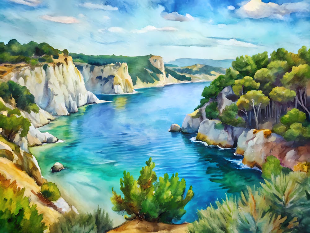Van Gogh Calanques National Park France 2