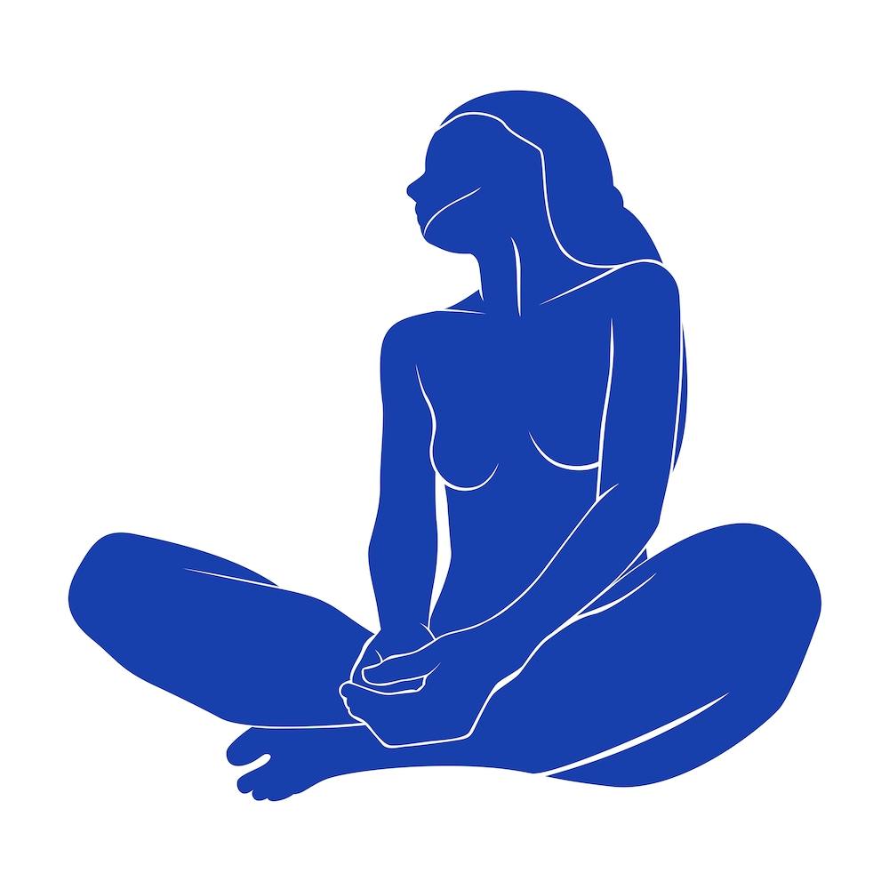 A13 Blue Nude Square