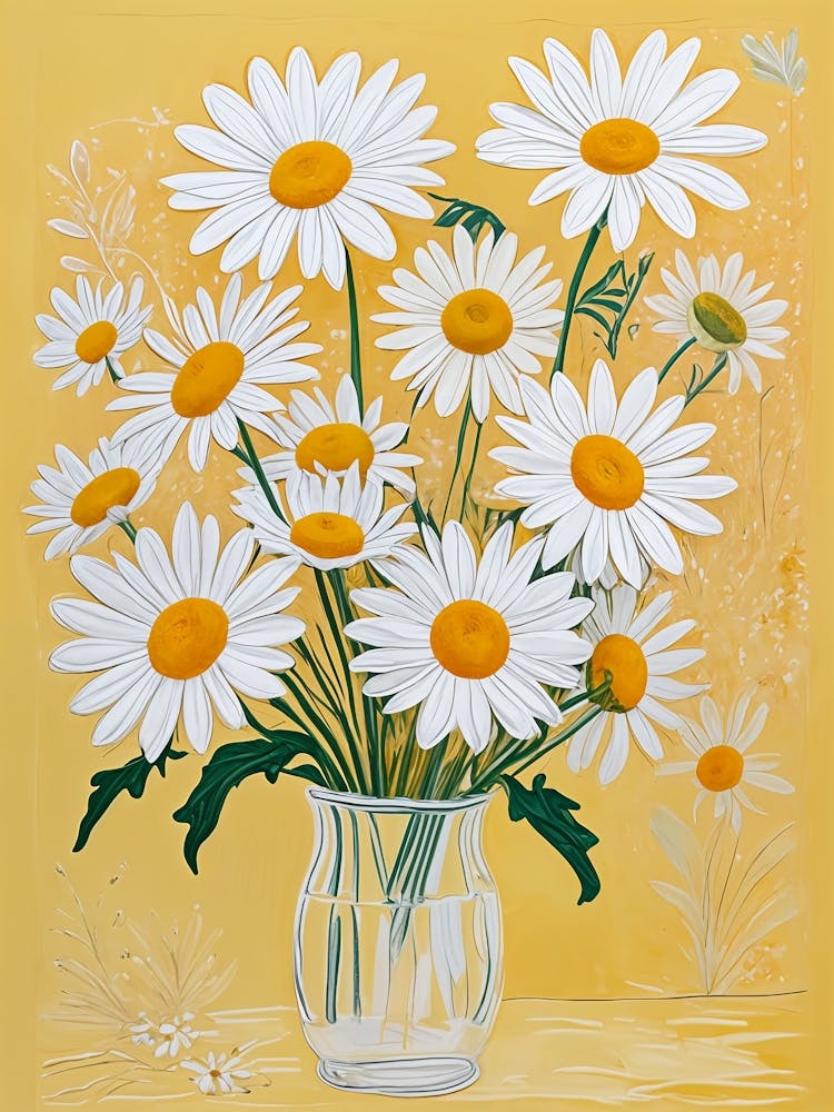 Daisies In Yellow