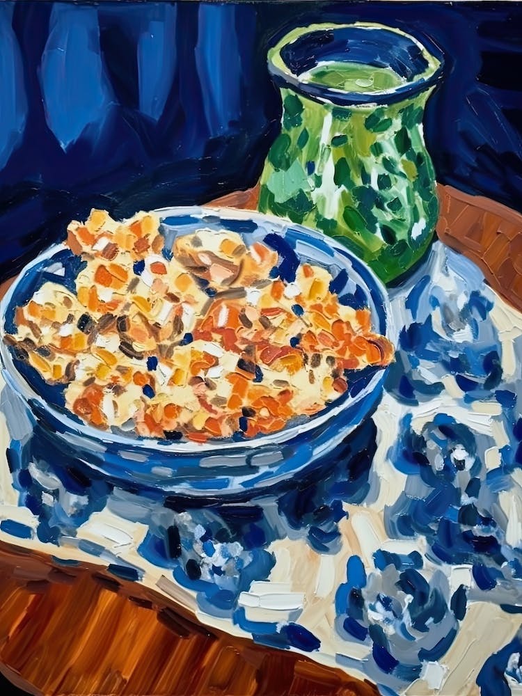 Caramel Popcorn Painting 2