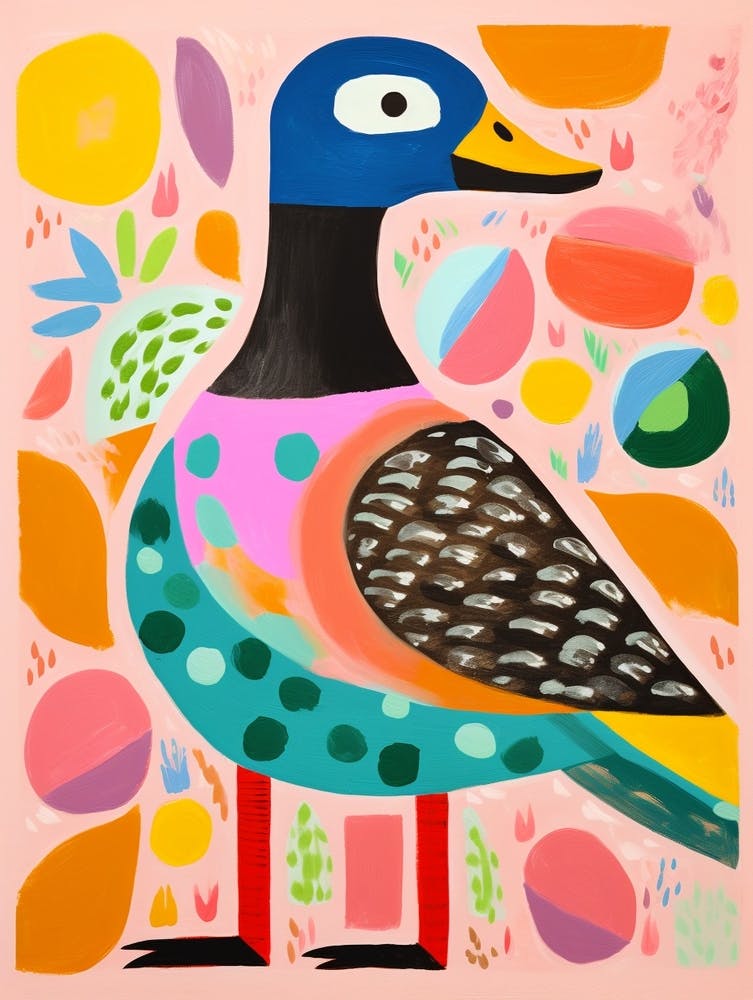 Pink Scandi Duck 3