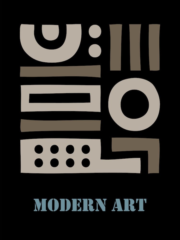 Mid Century Modern Abstract 3