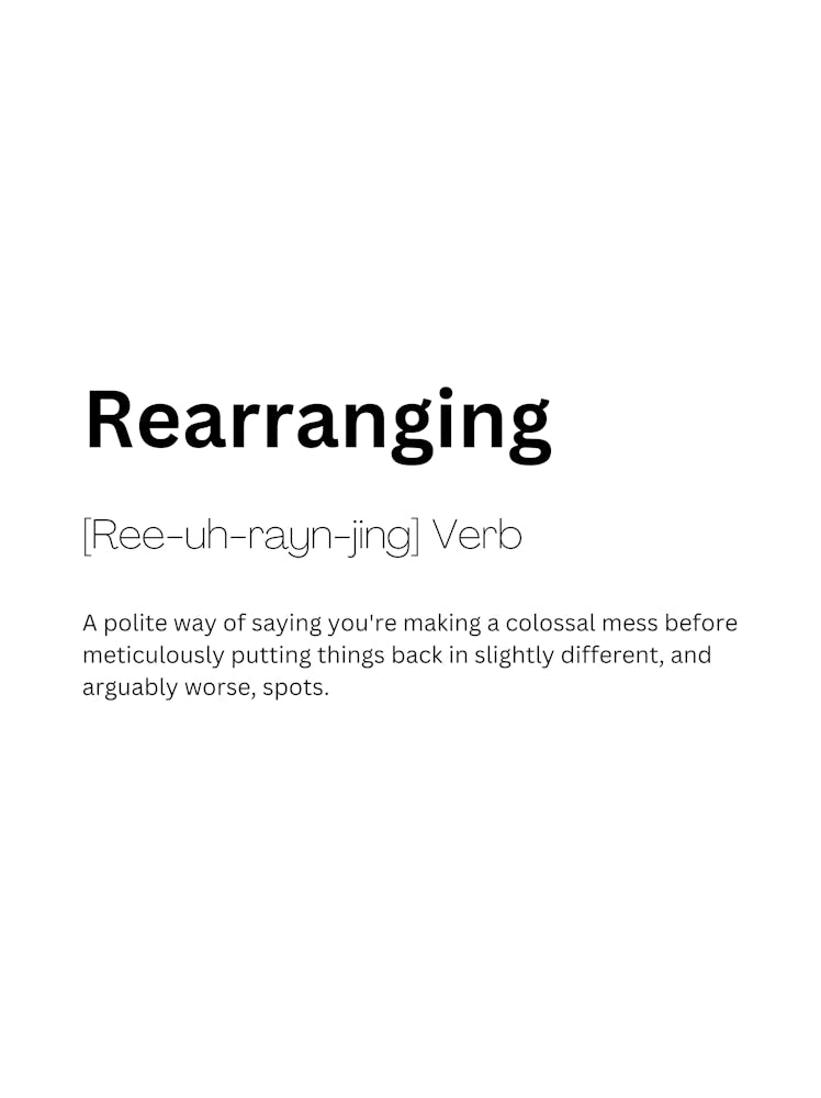 Rearranging Definition Meaning