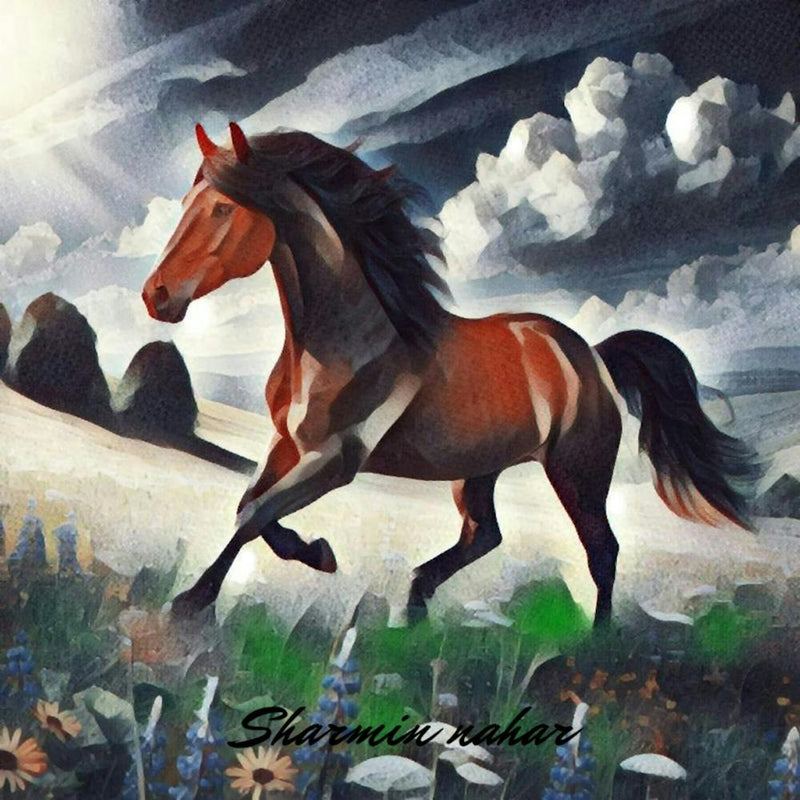 Horse In The Meadow 2