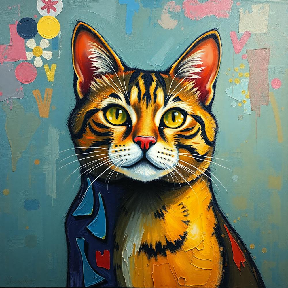 Cat With Yellow Eyes