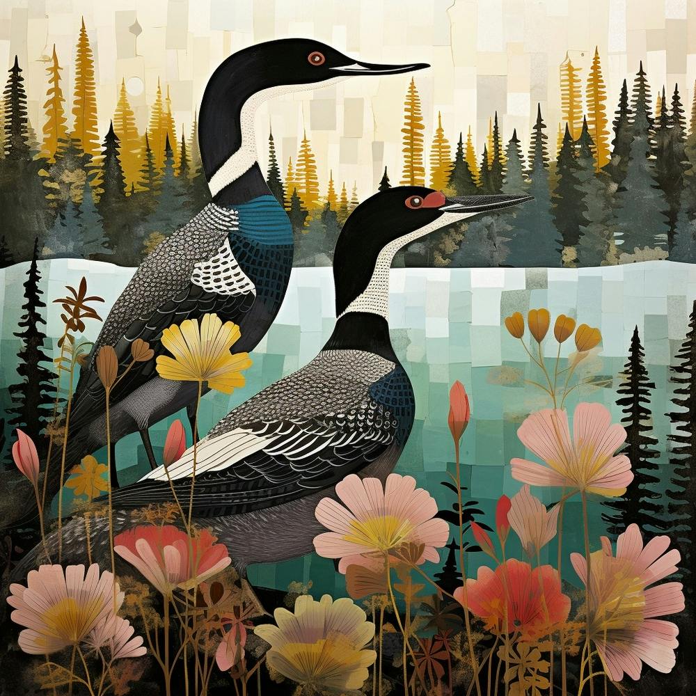 Bird In Nature Common Loon 2