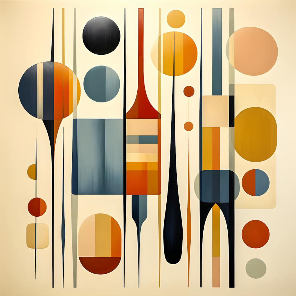 Mid Century Modern Geometric