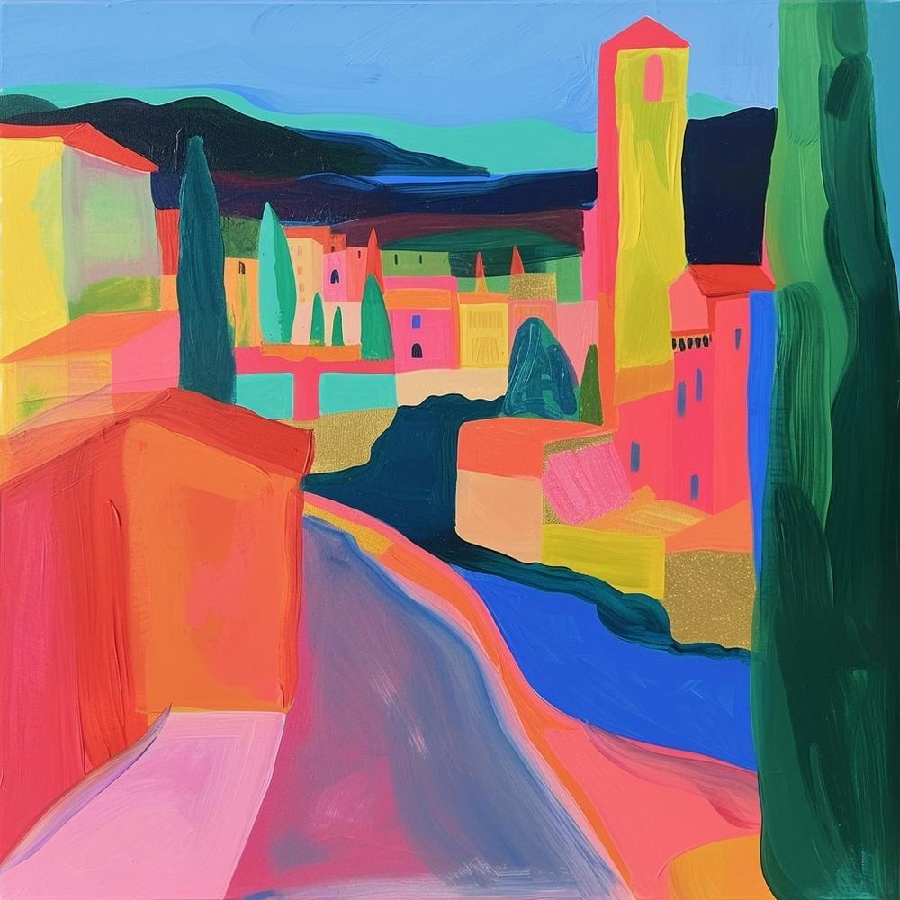 Abstract Travel Collection Florence Italy 3