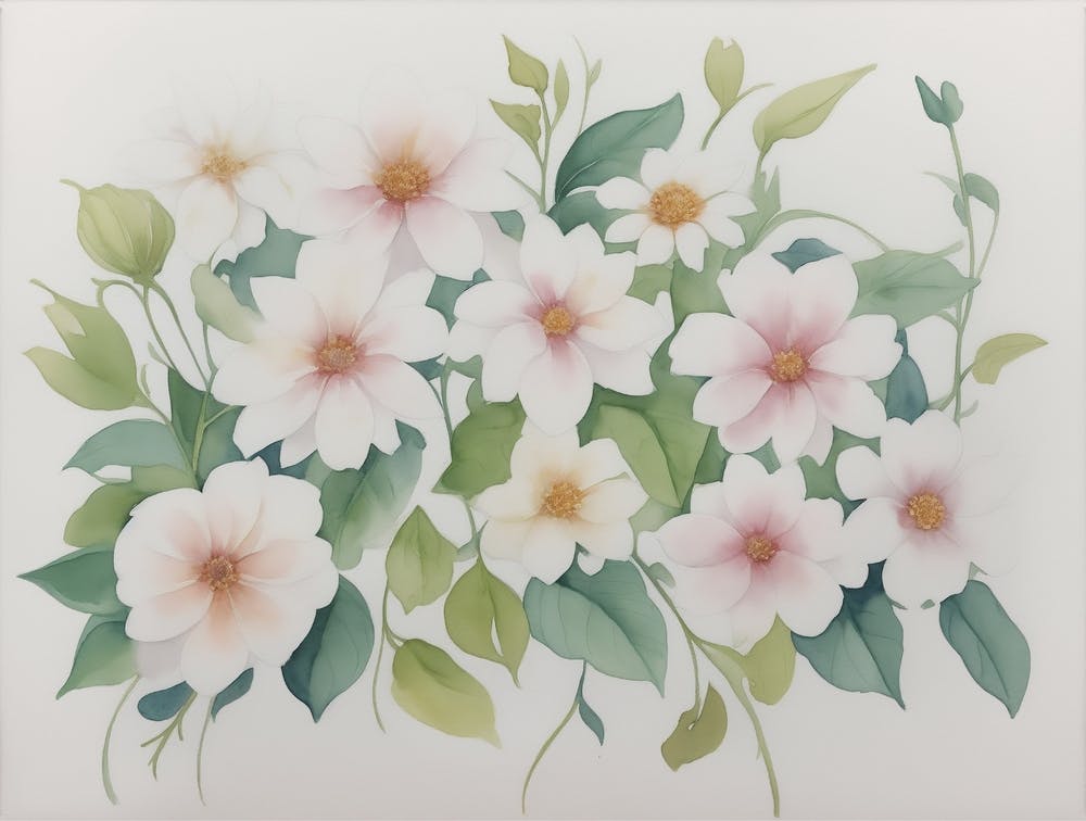 Weiße Blumen