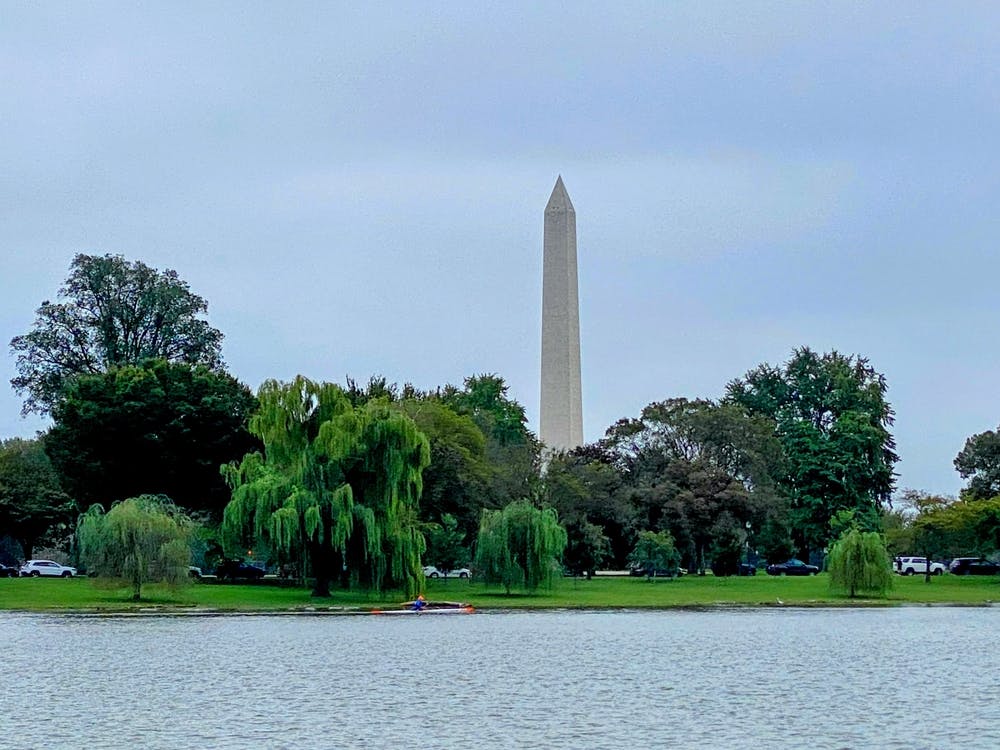 Washington Monument View From The Potomac River