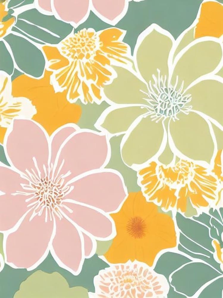 Gerberas Pastel Floral 1 Flower