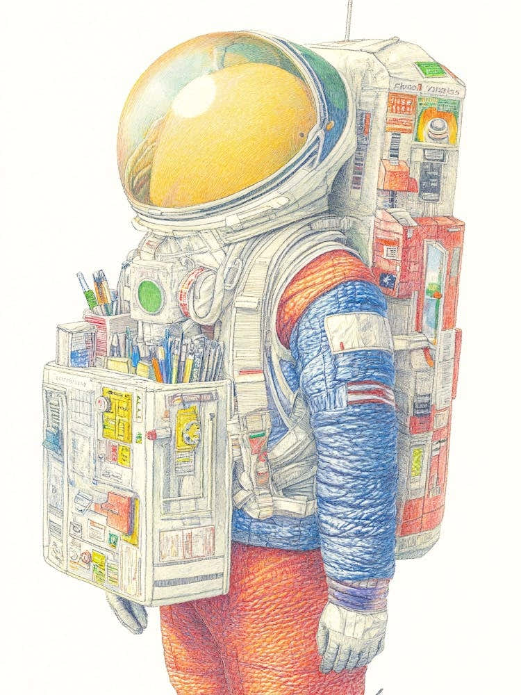 Astronaut In Space 2