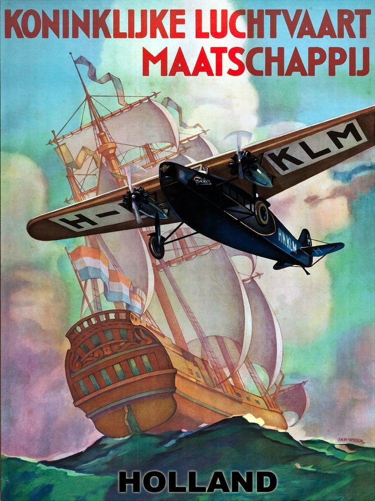 To Holland by Air And by Sea