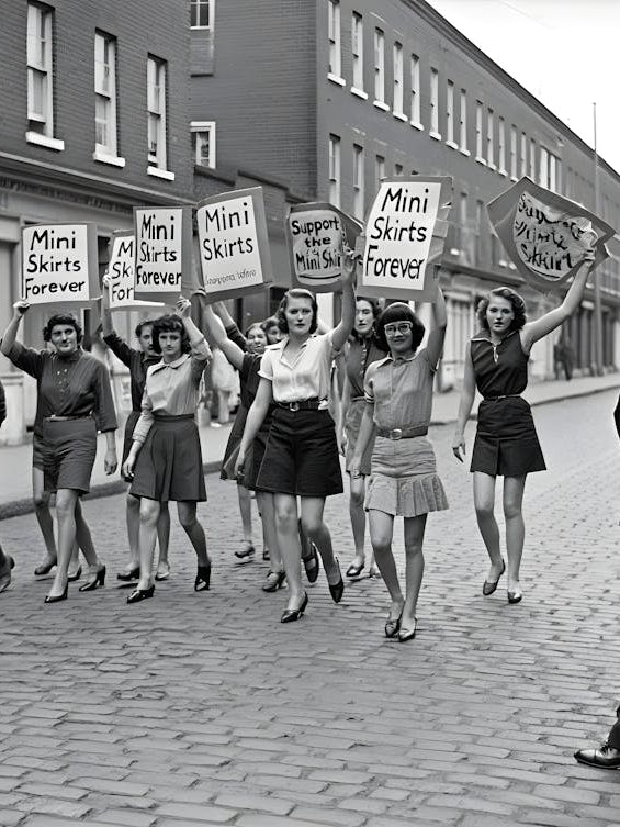 Mini Skirts Forever - A Fashion Protest