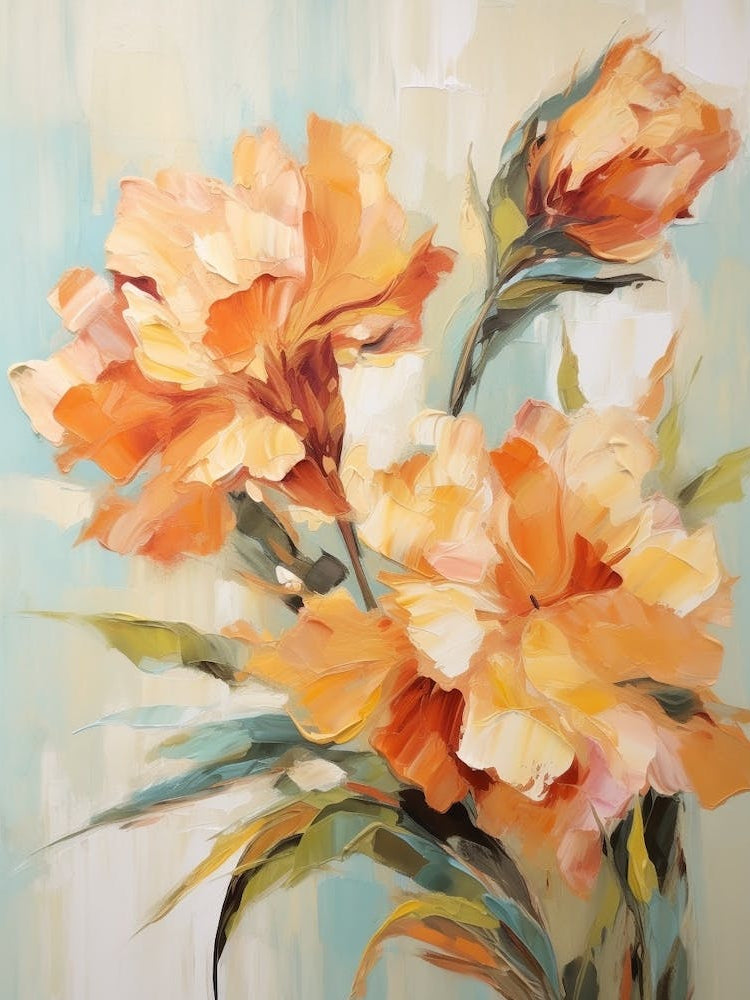 Fall Flower Painting Carnation 1