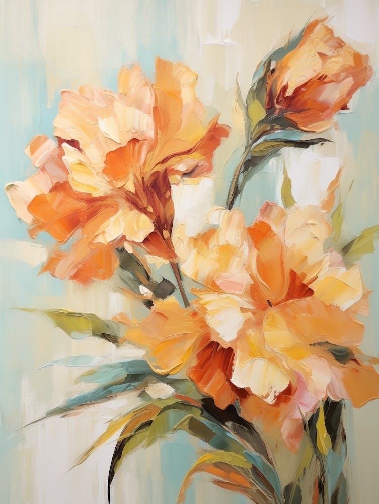 Fall Flower Painting Carnation 1