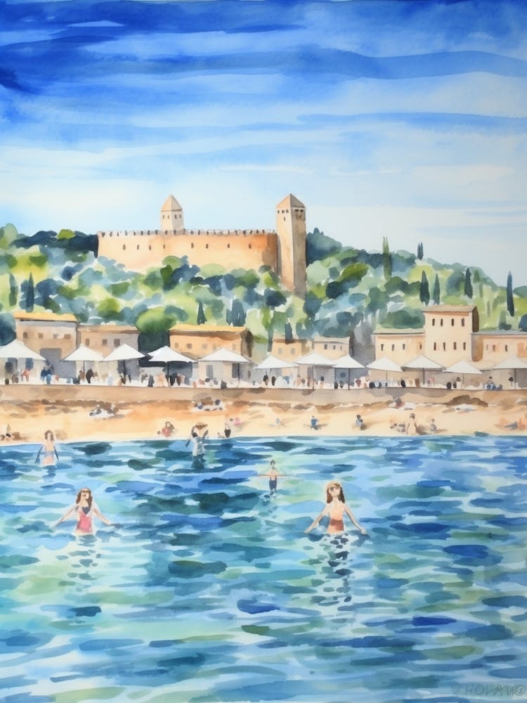 Swimming In Saint Trop 4df23483 Cc70 4356 Bd6e Aa9640b1db64 Watercolour