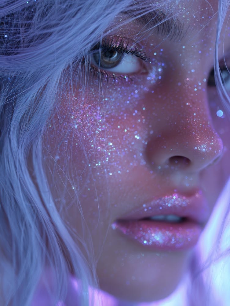 Girl With Glitter