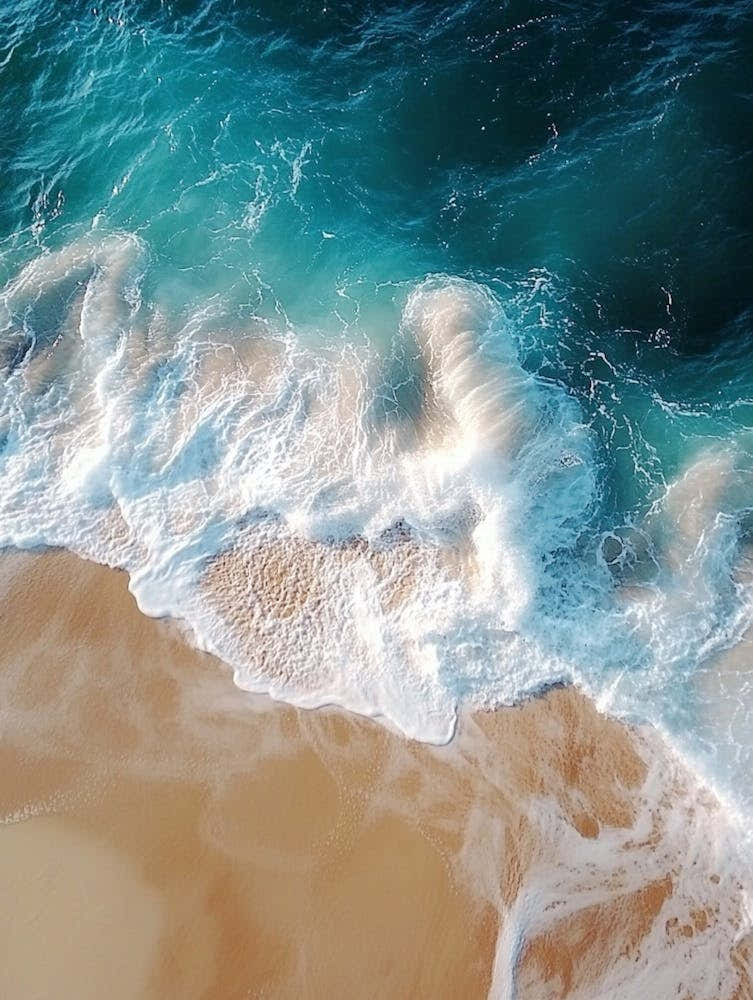 Aerial View Of A Beach 174