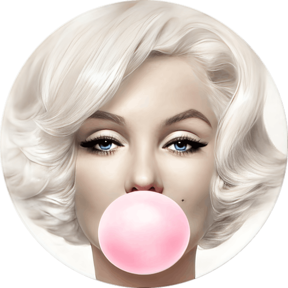 Marilyn Monroe Bubble Gum