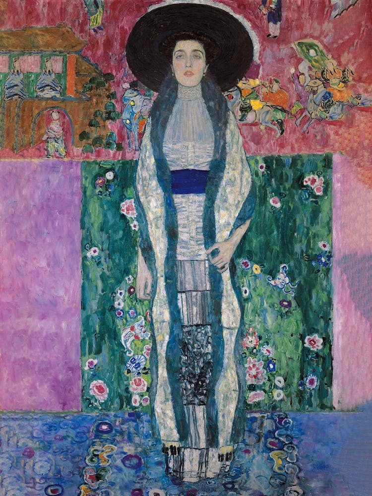 Portrait Of Adele Bloch Bauer, Gustav Klimt