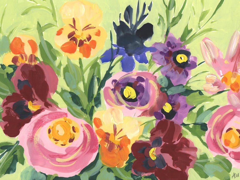 All Shades Of Violet Bouqet