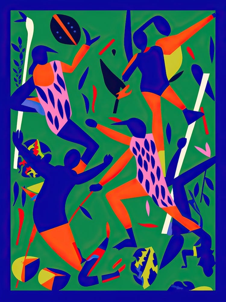 Cricket In The Style Of Matisse 2
