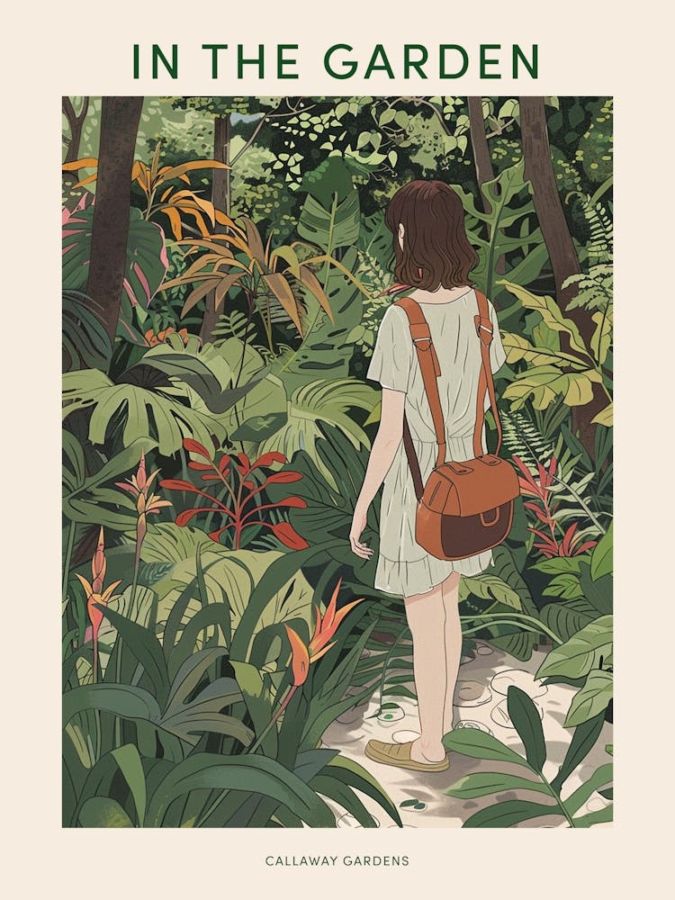In The Garden Poster Callaway Gardens 4
