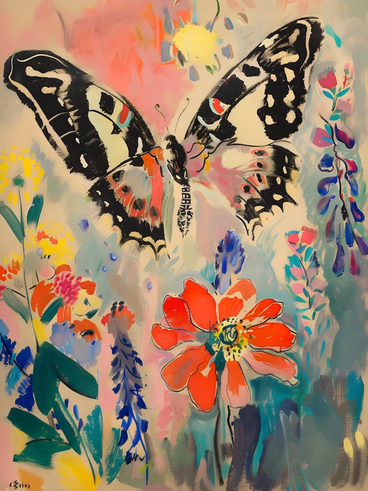 Butterfly In The Garden