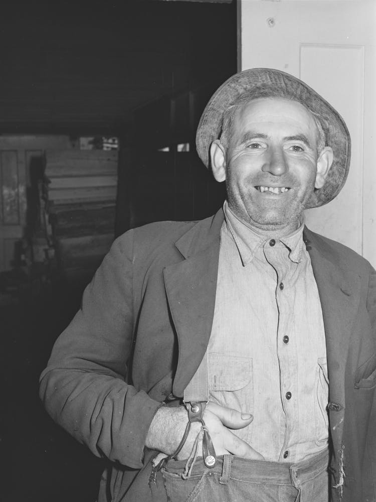 Dairy Farmer Who Had Brought His Milk Into The Tillamook Cheese Plant, Tillamook, Oregon By Russell Lee
