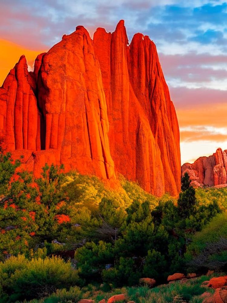 The Garden Of The Gods Pop Art